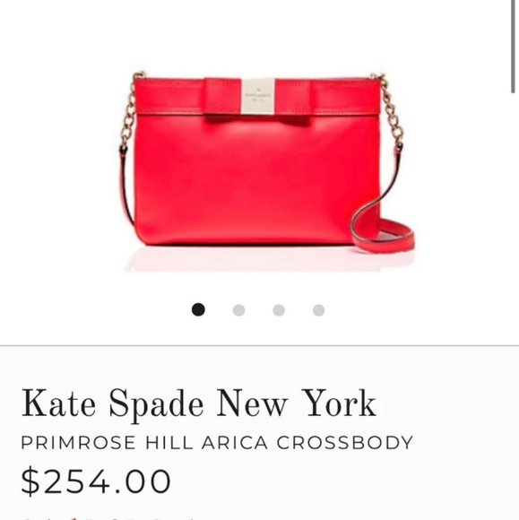 Kate Spade Primrose Black Leather Crossbody Bag Purse Womens - Picture 6 of 10